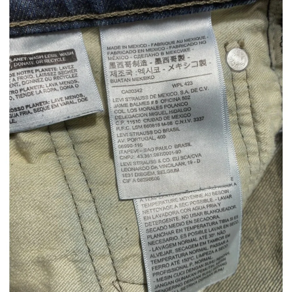Levis 511 Jeans Men 32x30 Blue Slim Straight Dark Wash‎ Stretch